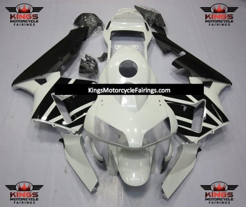 Honda CBR600RR (2003-2004) White & Black Fairings