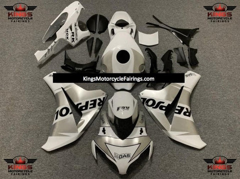 Honda CBR1000RR (2008-2011) White & Silver Repsol Fairings