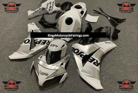 Honda CBR1000RR (2008-2011) White & Silver Repsol Fairings