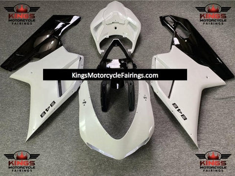 Ducati 1098 (2007-2012) Pearl White & Black Fairings