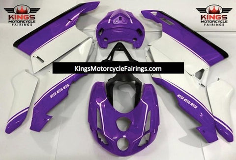 Ducati 749 (2003-2004) White, Purple & Black Fairings