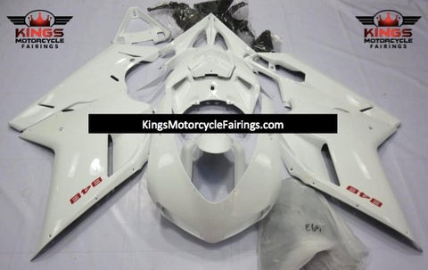 Ducati 848 (2007-2014) White & Red Fairings