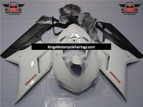 Ducati 1098 (2007-2012) White, Red & Matte Black Fairings