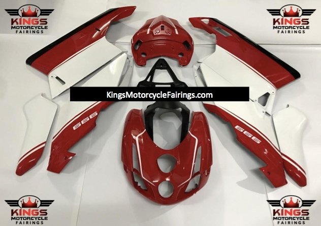 Ducati 749 (2003-2004) White, Red & Black Fairings