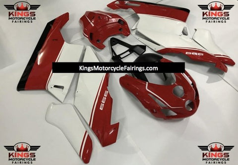 Ducati 749 (2003-2004) White, Red & Black Fairings