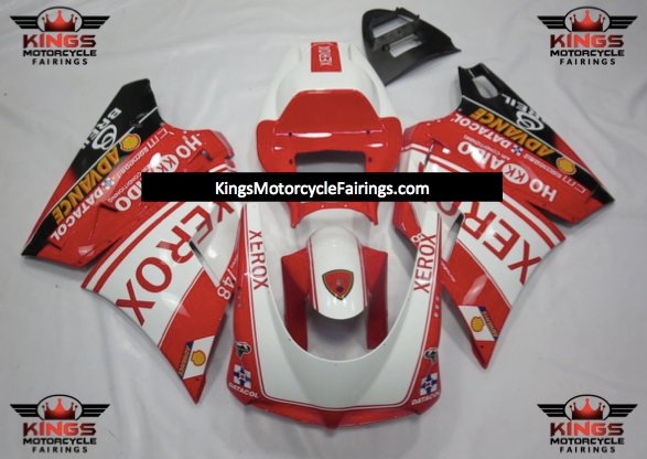 Ducati 748 (1994-2003) White & Red XEROX Fairings