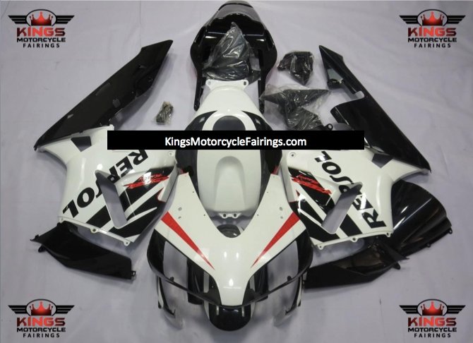 Honda CBR600RR (2003-2004) White, Black & Red Repsol Fairings