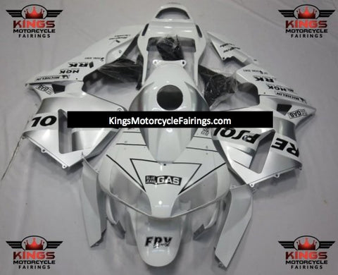 Honda CBR600RR (2003-2004) White, Black & Silver Repsol Fairings