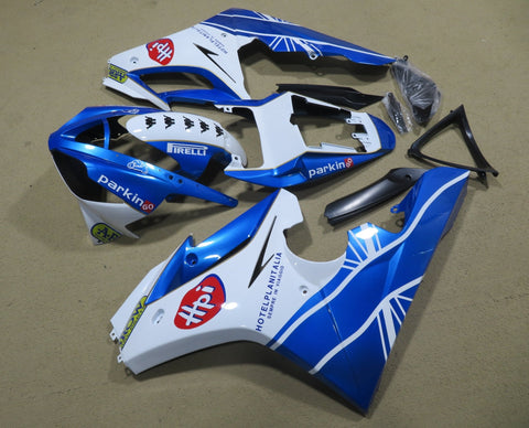 Triumph Daytona 675 (2006-2008) Blue, White, Red & Yellow Fairings