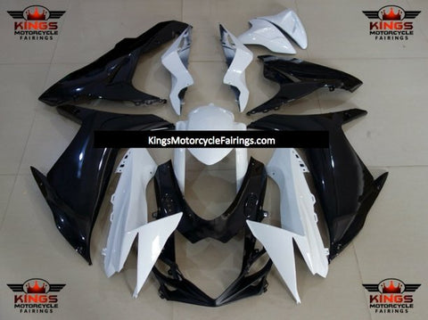 Suzuki GSXR750 (2011-2023) White & Black Fairings