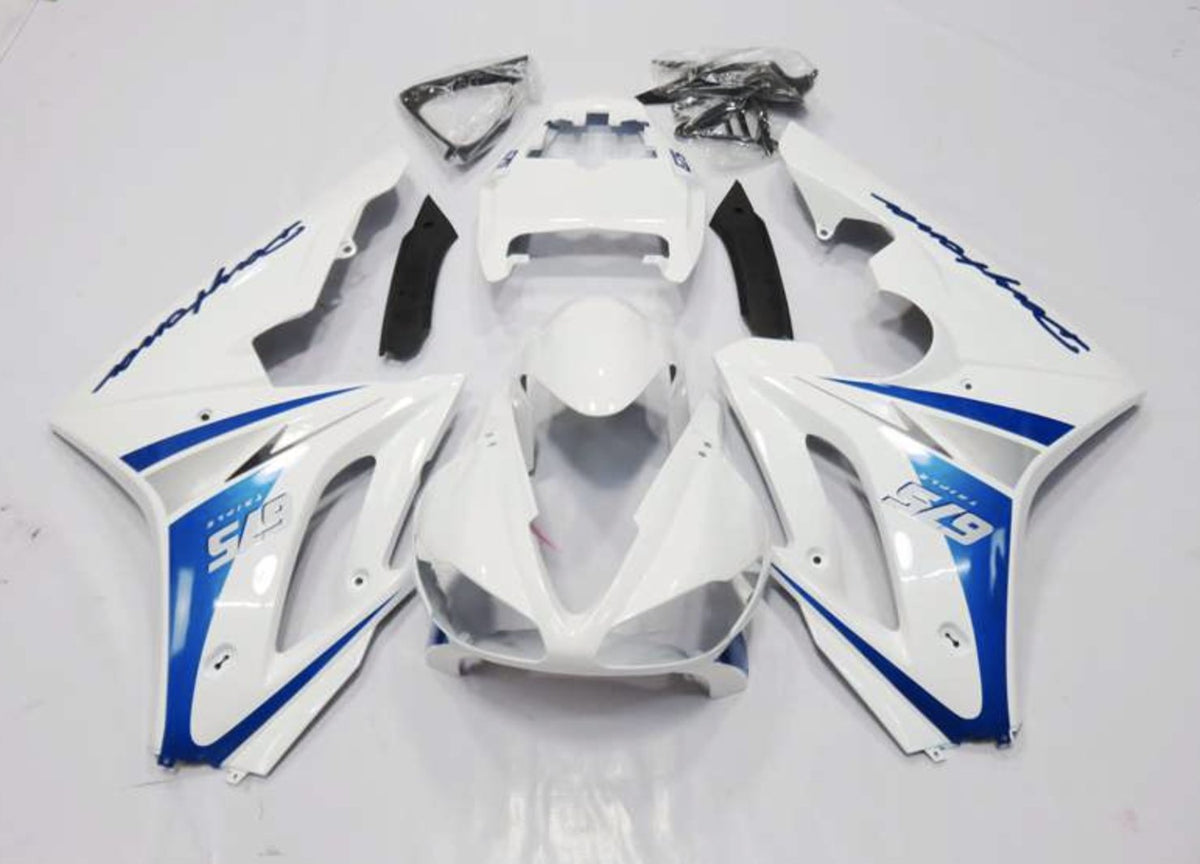 Triumph Daytona 675 (2006-2008) White & Blue Fairings