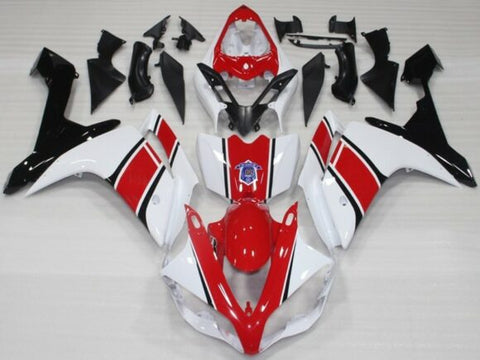 Yamaha YZF-R1 (2007-2008) White, Red & Black Fairings