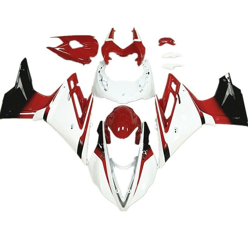 Triumph Daytona 675 (2013-2016) White, Red & Black Fairings