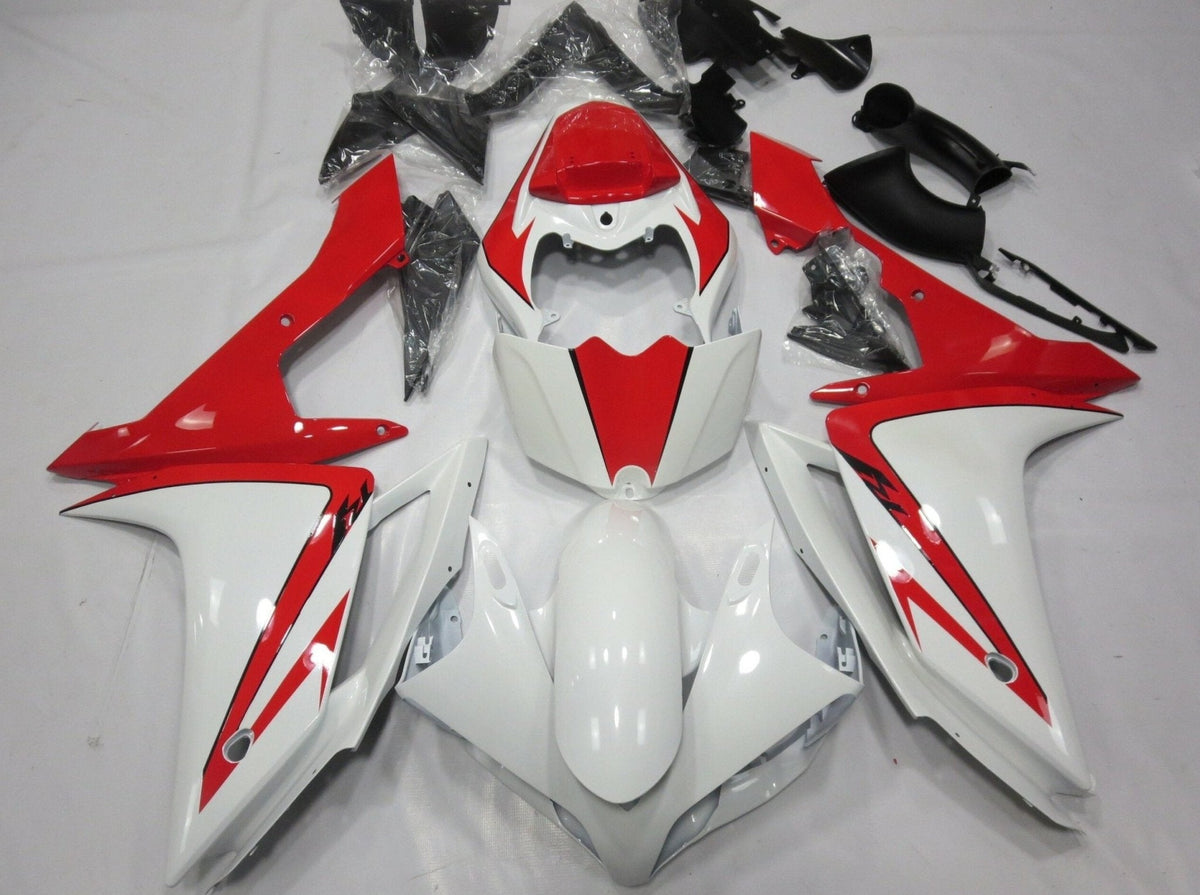 Yamaha YZF-R1 (2007-2008) White & Red Fairings