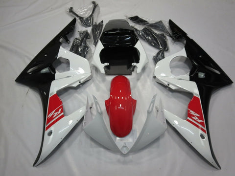 Yamaha YZF-R6 (2005) White, Black & Red Fairings