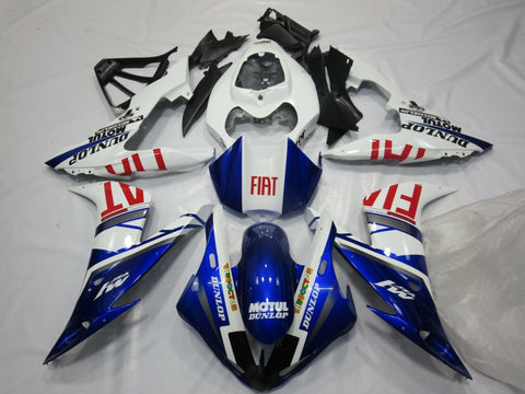 Yamaha YZF-R1 (2004-2006) White, Blue & Red Fiat Fairings