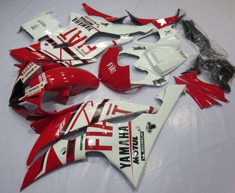 Yamaha YZF-R6 (2008-2016) Red & White FIAT Fairings