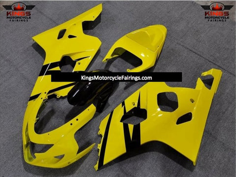 Suzuki GSXR750 (2004-2005) Yellow & Black Fairings