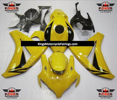 Honda CBR1000RR (2008-2011) Metallic Yellow & Black Fairings