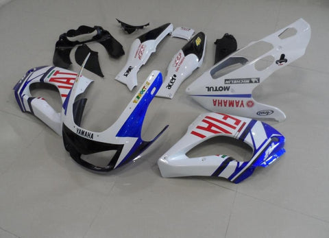 Yamaha YZF1000R (1996-2007) White, Blue & Red FIAT Fairings