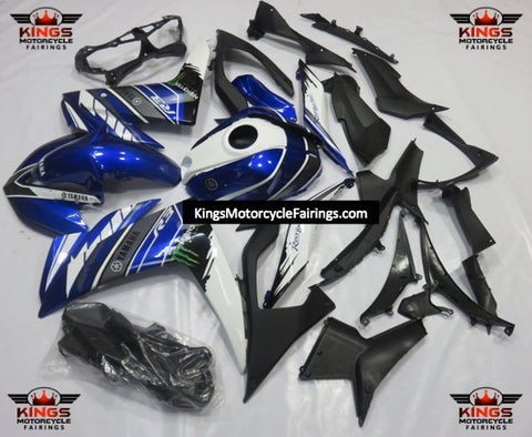 Yamaha R3 (2015-2018) Blue, White, Silver Fairings