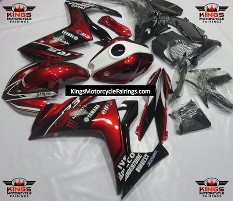 Yamaha R3 (2015-2018) Candy Red, White, Black Fairings