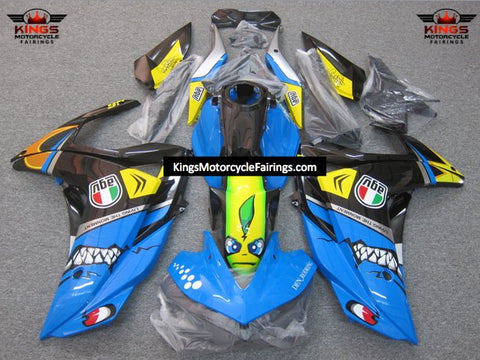 Yamaha R3 (2015-2018) Blue Shark Fairings