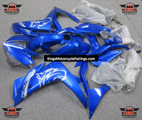 Yamaha R3 (2015-2018) Blue, Silver Wolf Fairings