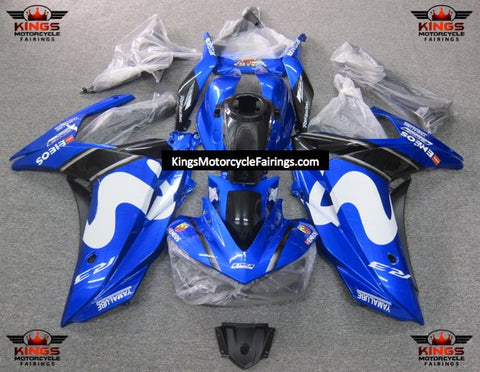 Yamaha R3 (2015-2018) Blue, White, Black Movistar Fairings