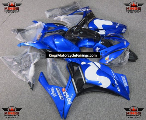 Yamaha R3 (2015-2018) Blue, White, Black Movistar Fairings