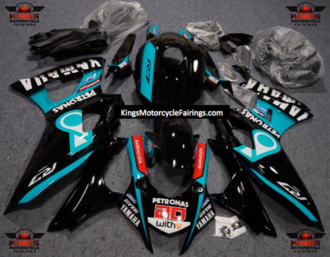 Yamaha R7 Fairings (2021-2024) Black Petronas