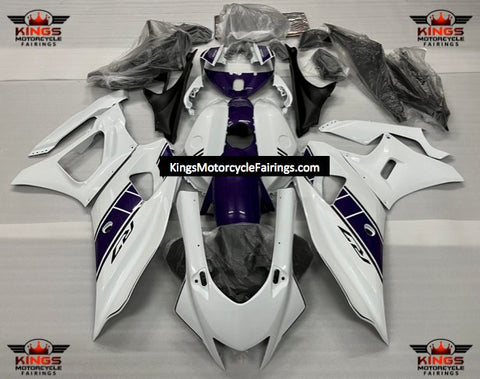 Yamaha R7 Fairings (2021-2024) White, Dark Purple