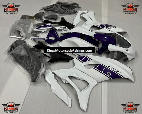 Yamaha R7 Fairings (2021-2024) White, Dark Purple