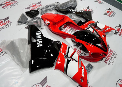 Yamaha YZF-R1 (2000-2001) Red, White & Black DeltaBox Fairings