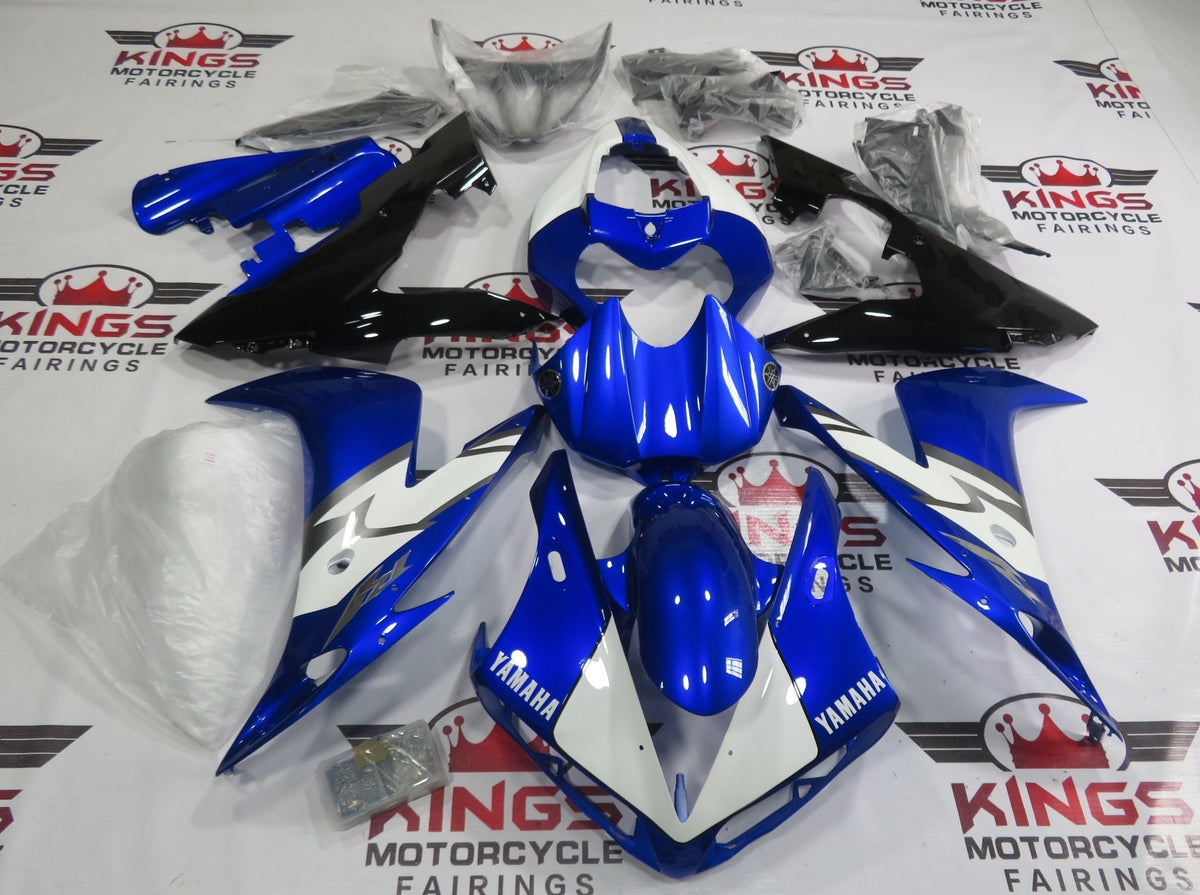 Yamaha YZF-R1 (2004-2006) Blue, White & Black Fairings