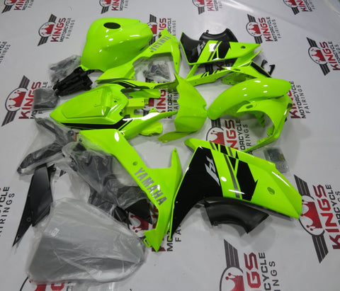 Yamaha YZF-R1 (2007-2008) Neon Yellow, Black & Silver Fairings