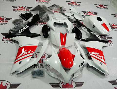 Yamaha YZF-R1 (2007-2008) Pearl White, Red, Black & Silver Fairings