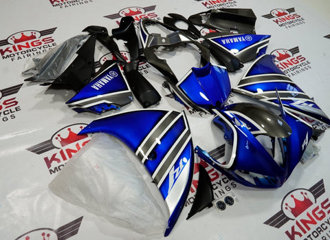 Yamaha YZF-R1 (2009-2011) Blue, Silver & White Fairings