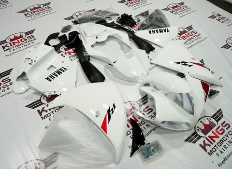 Yamaha YZF-R1 (2009-2011) White, Black & Red Fairings