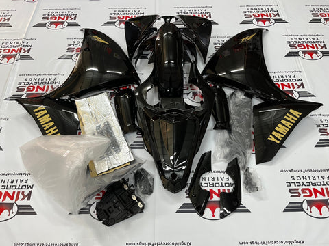 Yamaha YZF-R1 (2012-2014) All Black & Gold Fairings