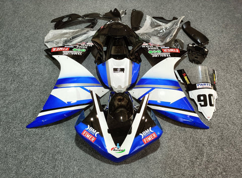 Yamaha YZF-R1 (2012-2014) Blue, White, Black & Silver Race Fairings