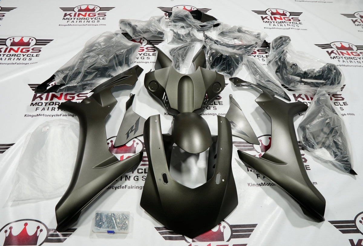 Yamaha YZF-R1 (2015-2019) Matte Gray & Black Fairings