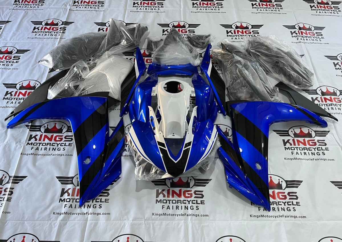 Yamaha YZF-R3 (2015-2018) Blue, White & Black Fairings