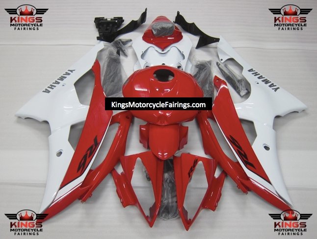 Yamaha YZF-R6 (2008-2016) Red & White Fairings