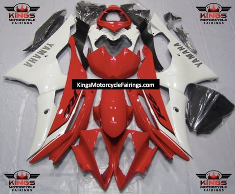 Yamaha YZF-R6 (2008-2016) Red & White Fairings