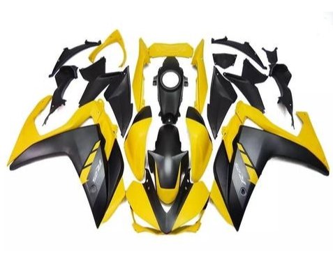 Yamaha YZF-R3 (2015-2018) Yellow & Matte Black Fairings