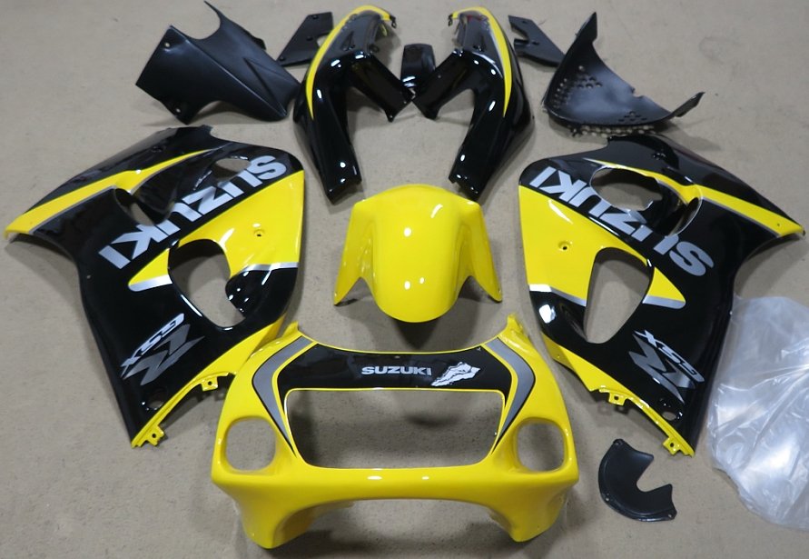 Suzuki GSXR750 (1996-1999) Yellow & Black Fairings