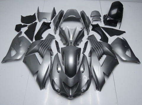 Fairing kit for a Kawasaki Ninja ZX14R (2006-2011) Gray