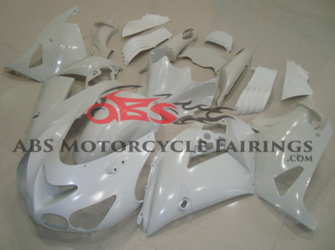 Fairing kit for a Kawasaki Ninja ZX14R (2006-2011) White Unpainted