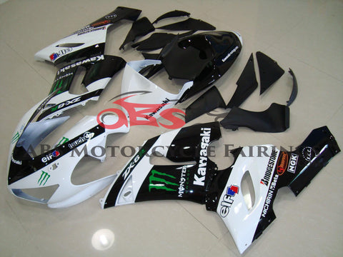 Monster Elf Black & White 2005-2006 Kawasaki ZX-6R 636